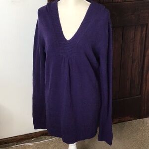 Liz Lange maternity purple sweater size XL